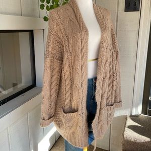 ASOS Chunky knit long cardigan size large